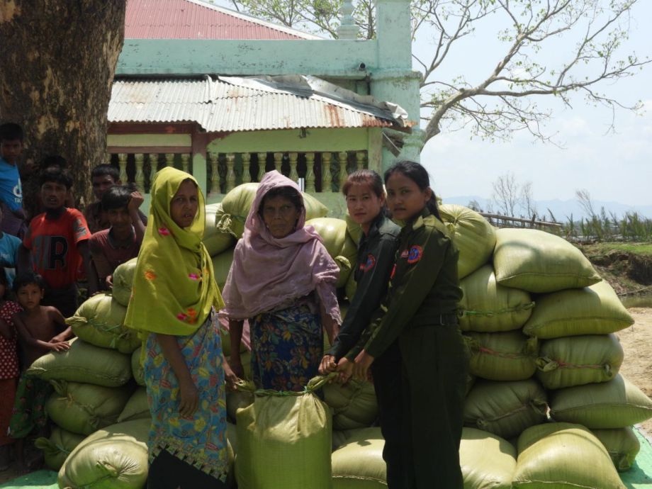 AA Receives 10,00 Million Kyats Donation for CycloneAffected People in