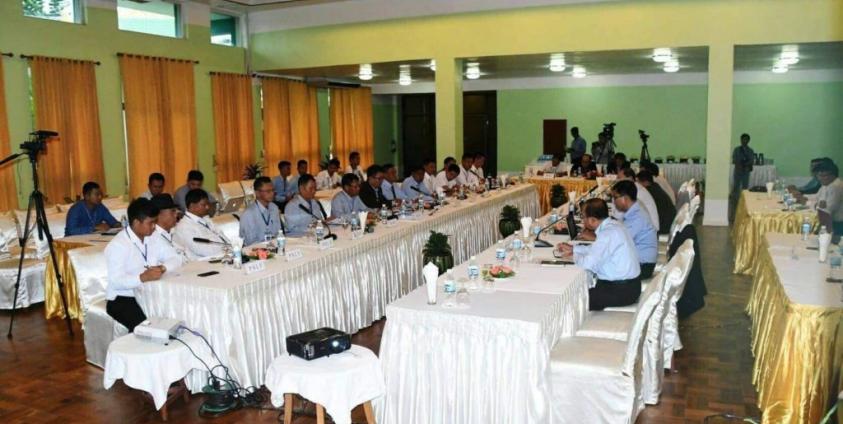 Representatives of National Reconciliation and Peace Centre (NRPC) and representatives of the four groups KIO, PSLF, MNTJP and ULA met at Shan State Kengtung Town Amazing Kentong Resort 