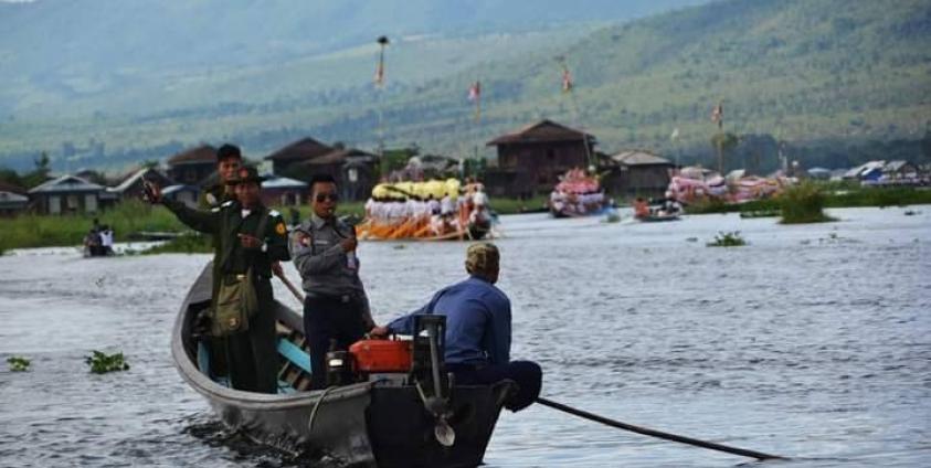 အင်းလေးဒေသတွင်းမှ မြင်တွေ့ရသည့် စစ်ကောင်စီ လက်အောက်ခံ ရဲနှင့် စစ်သား