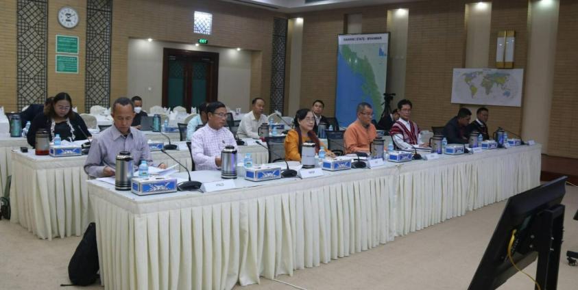 မတ် - ၂၈ ရက်နေ့က NSPNC နဲ့ NCA-S-EAO (၇) ဖွဲ့ နေပြည်တော် မှာ တွေ့ဆုံဆွေးနွေးစဥ်