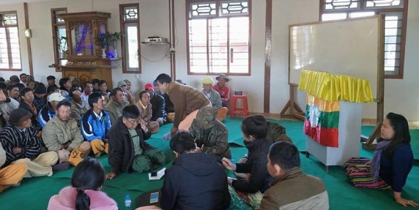 Participants seen at Shan National Political Dialogue (Preliminary) 