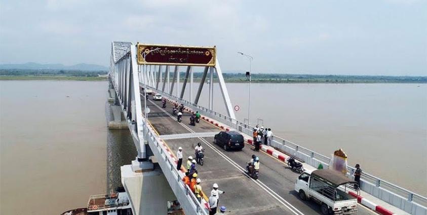 Bogyoke Aung San Bridge. Photo: Ministry of Construction