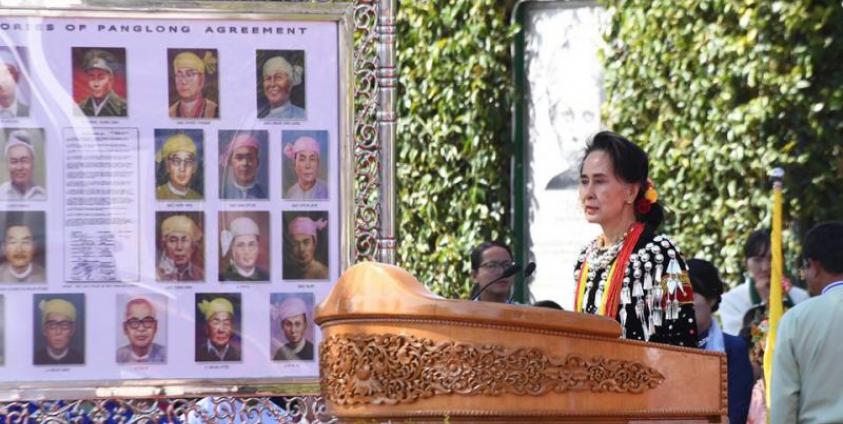  Aung San Suu Kyi on 73rd anniversary of the Union Day celebration in Panglong | statecounsellor.gov.mm/