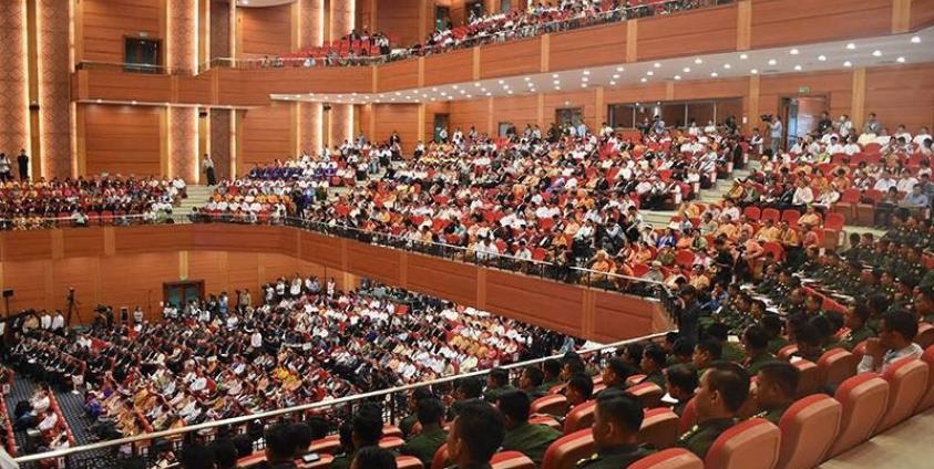 The opening conference of Union Peace Conference - 21st century Panglong in Naypyitaw on 31 August 2016. Photo: Nay Thar/Mizzima