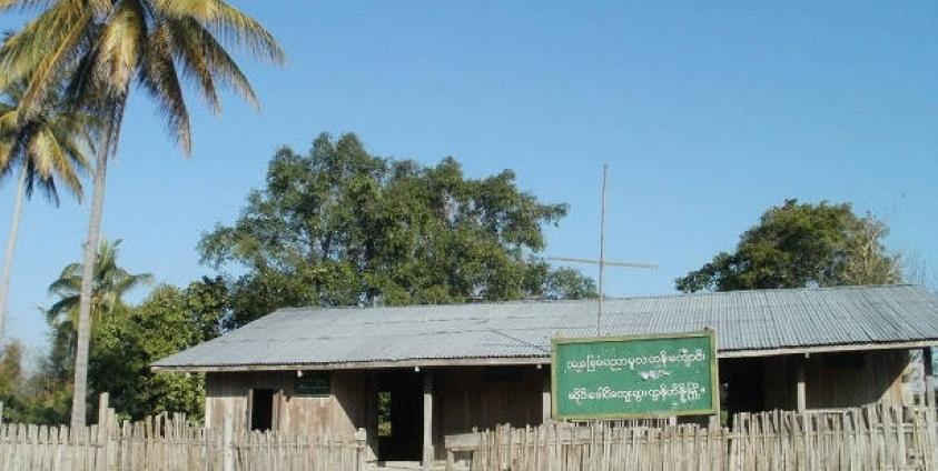 Primary school in Kunhing Township, near the areas of active conflict in Loilem District, where 14 schools have been closed (Photo credit: Shan Youth Power)