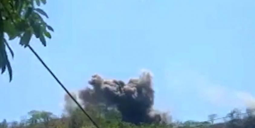 The Myanmar military has conducted air raids in previous Arakan State clashes.