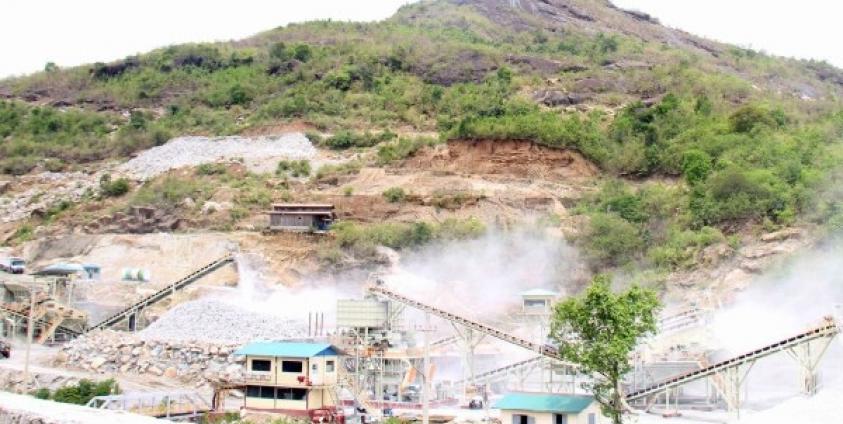 Quarry site in Mon State (Photo: Internet)