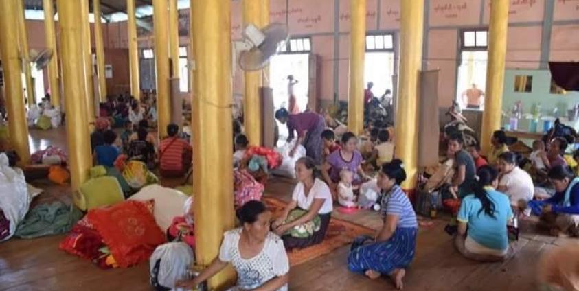 People displaced by fighting between the RCSS/SSA and the Burma Army