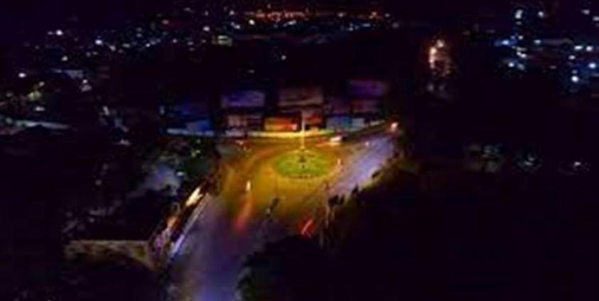 Night view of Mawlamyine (FB)