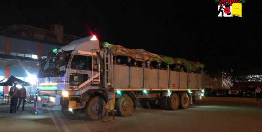 Come back from China 3Come back from China Reach to Taunggyi in Tuesday Night (Photo:SHAN) 