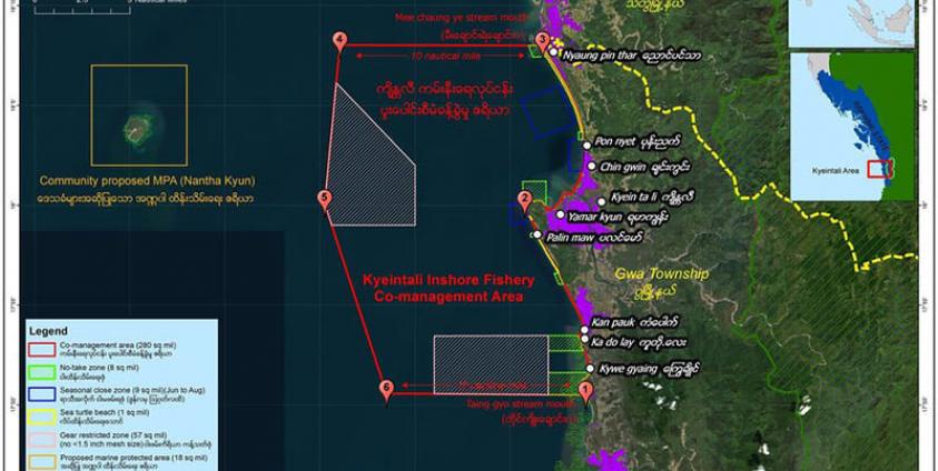 Kyun Nantha, a proposed marine protected area off the coast of Arakan State. Photo: WCS Myanmar