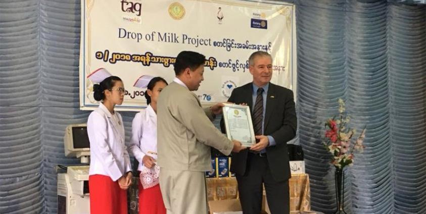 Ambassador of Israel, Daniel Zonshine at the opening ceremony. Photo: Israel in Myanmar/Facebook