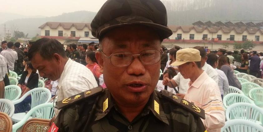 Col. Nhpang Baw Bu at Laiza, Kachin State. File photo/Kachin News Group