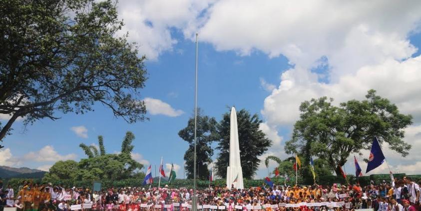 Participants attend the National Ethnic Youth Conference that took place last July in Panglong.