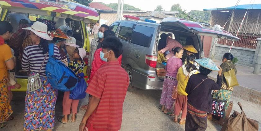 IDPs at Hsipaw township 8 November.