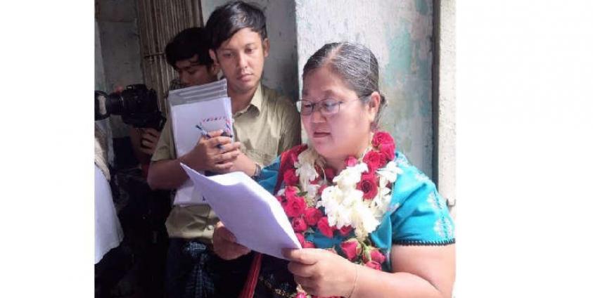 Daw Ohn Hla, chairperson of Karen Women Union (Photo: Daw Ohn Hla)