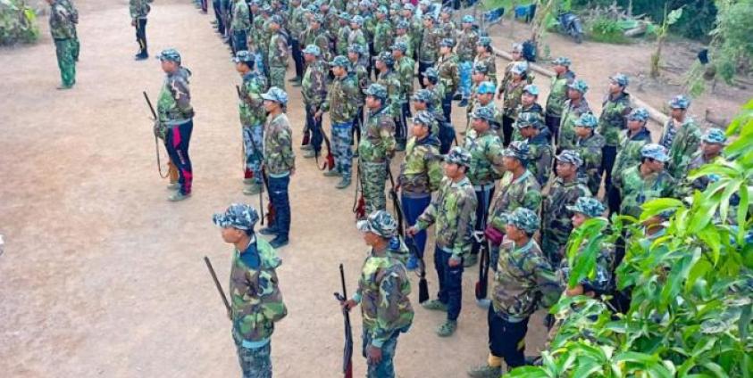 Members of PDF Kalay. Photo: The Irrawaddy