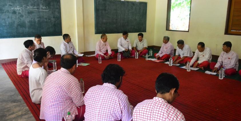 AMDP,MNP, NMSP ပါတီခေါင်းဆောင်များ အလွတ်သဘောဆွေးနွေးပွဲ(photo: BNA)