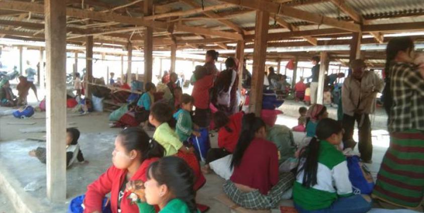 Photo Credit to Pi Ying- Mong Yaw IDPs at Mongyaw market 15 Feb 2022