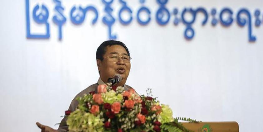 Myanmar Entrepreneurs Association patron Zaykabar Khin Shwe. Photo: Thura/Mizzima 