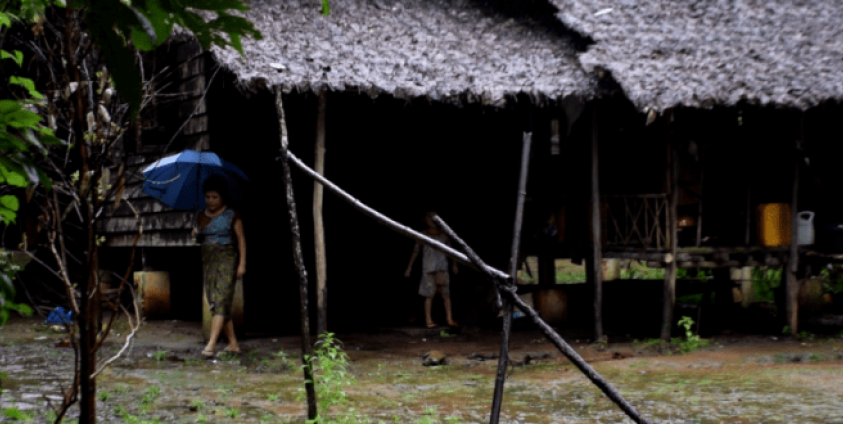 The little house of Naw Sein Mu (photo: Sandar Nyan-NMA)