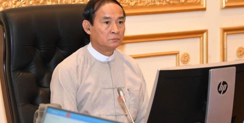 President Win Myint. Photo: Myanmar President Office