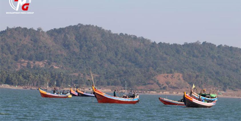 ၂၀၂၂ ခုနှစ်အတွင်း ပေါက်တောမြို့နယ်အတွင်းရှိ ငါးဖမ်းစက်လှေများအား တွေ့ရစဉ်။