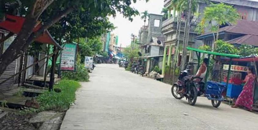 Rathedaung town pictured on July 20, 2022. (Photo: CJ)