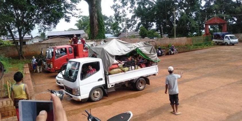 Photo: IDPs camp at Mong Ngor, Kyautme