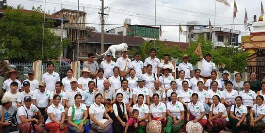 SNDP party members in Nam Kham, Shan State. Photo: SNDP