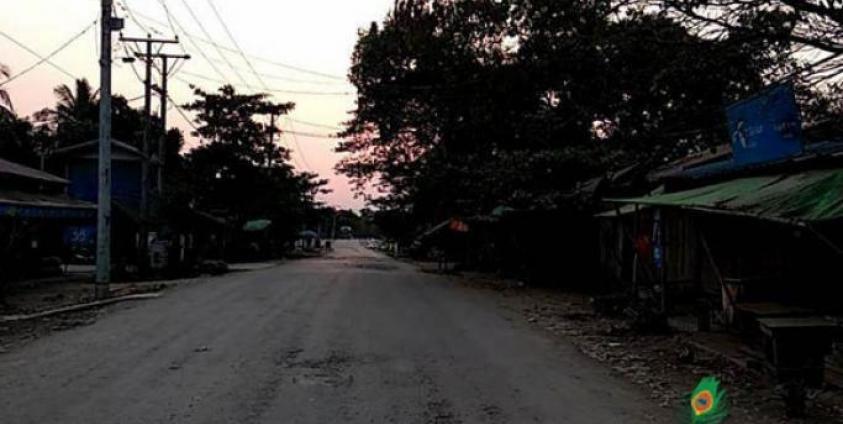 A street in Mrauk-U, Rakhine State. Photo: Mizzima