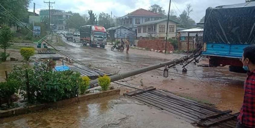 Photo - Strom hits at Numsang Photo Credit to Numsang Youth