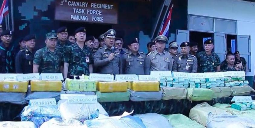 Thai Police Seized Drugs Worth Bt 1.7 Billion Believed To Be From ...