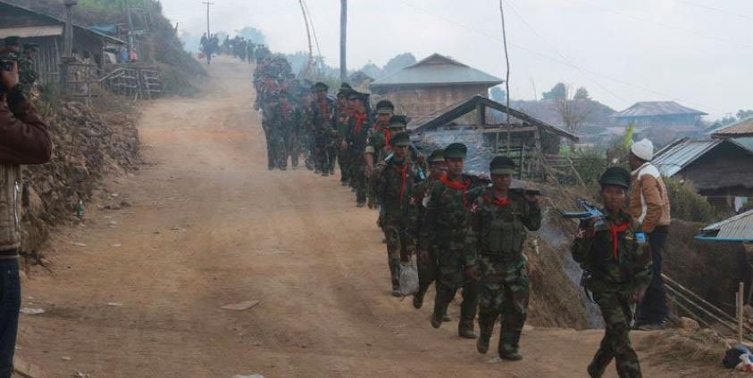 Ta’ang National Liberation Army (TNLA) troops. Photo: Mizzima