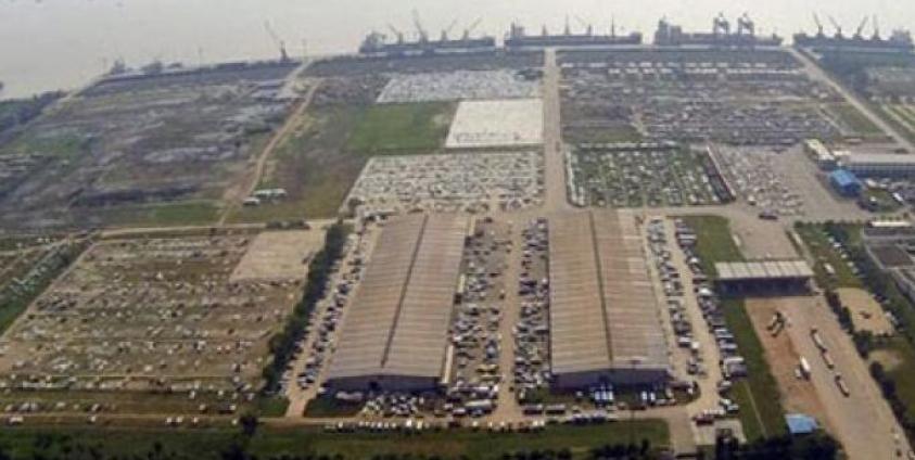 Arieal view of Thilawa Special Economic Zone. Photo: Myanmar International Terminals Thilawa