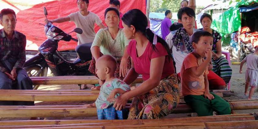 Saint Joseph refugee camp in Myitkyina city