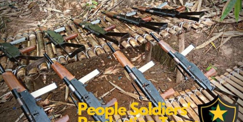 Sub-machine guns produced by the People Soldiers’ Production Team