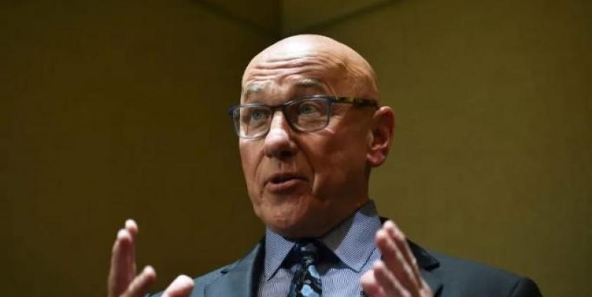 Tom Andrews, the UN Special Rapporteur on the situation of human rights in Myanmar, takes part in an interview with AFP at a hotel in Kuala Lumpur on June 23, 2022. Photo: APF