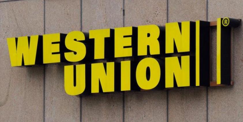 An image showing the company logo of Western Union money transfer. Photo: EPA