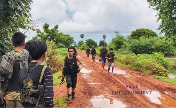 Some resistance fighters and war-displaced people from Pale Township