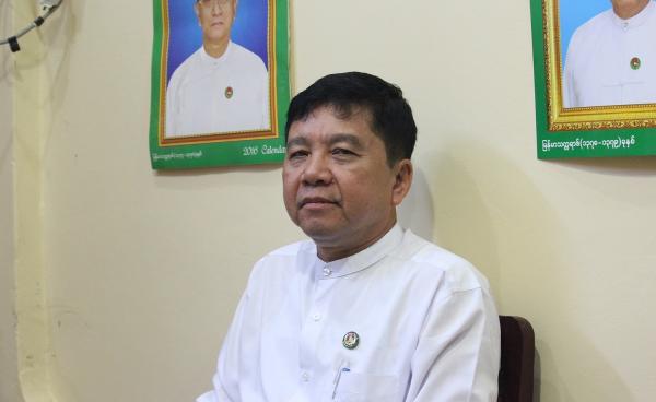 USDP လွှတ်တော်ကိုယ်စားလှယ်လောင်း ဦးအောင်ကြည်သိန်း(photo: MNA)