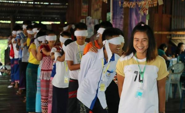 Youths participating in the KYO Youth Empowered Society Camp