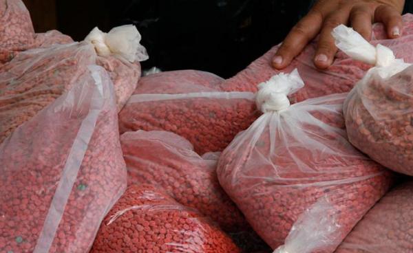 Methamphetamine pills. Photo: EPA