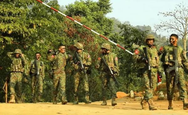 Soldiers from the Arakan Army. Photo: AA