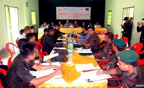 Flag meeting for Boatpeople  in Taungpyo, Maungdaw