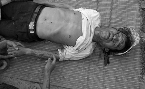 Sai Sarng Pe dead body at the scene on February 26