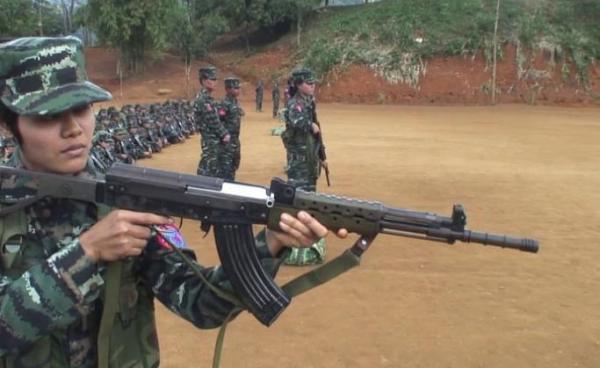  Arakan Army. Screengrab from YouTube 