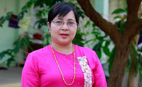 Daw Shwe Shwe Sein Latt, Member of Parliament, Amyotha Hluttaw  (Upper House), Constituency N0.3, Bago Region (Daik-U, Waw, Shwe Kyin Townships). Photo: Min Min/Mizzima