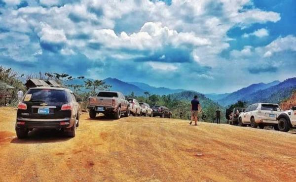 Photo shows a section of the Dawei-Htee Khee road in southeast Myanmar. (Photo: CJ)