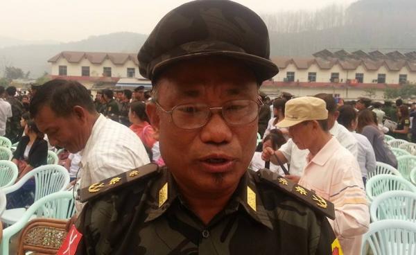 Col. Nhpang Baw Bu at Laiza, Kachin State. File photo/Kachin News Group